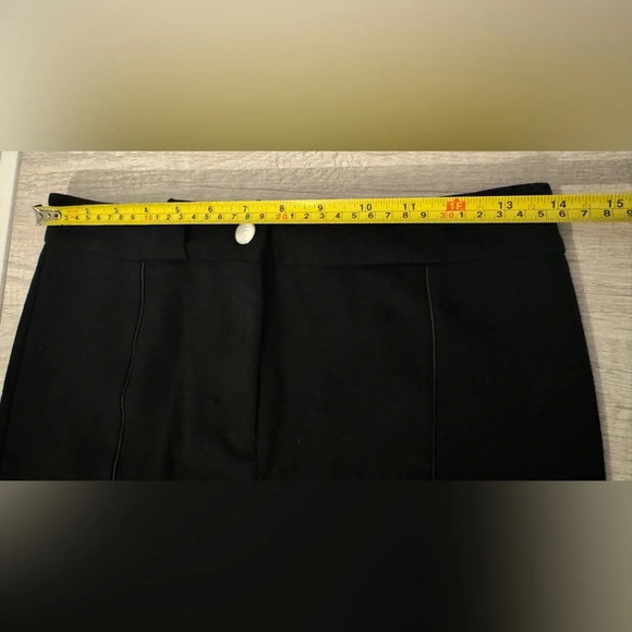 T Alexander Wang Black Mini Skirt Full Zip Back Stretch Luxe Party Size XS - Picture 4 of 6